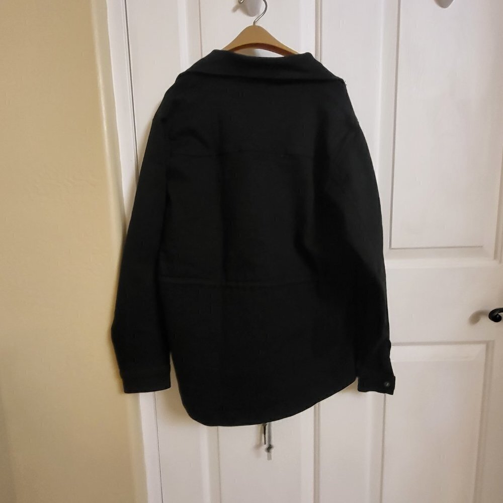 DG2 by Diane Gilman Virtual Stretch Zip-Front Anorak Jacket Black SIZE: SMALLNTW - Picture 10 of 11